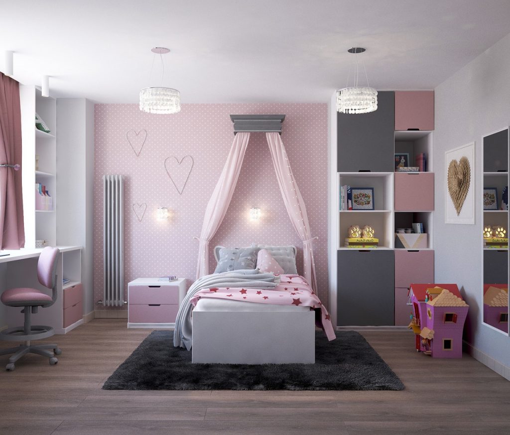Bedroom For Girl Children S Room - Victoria_Borodinova / Pixabay